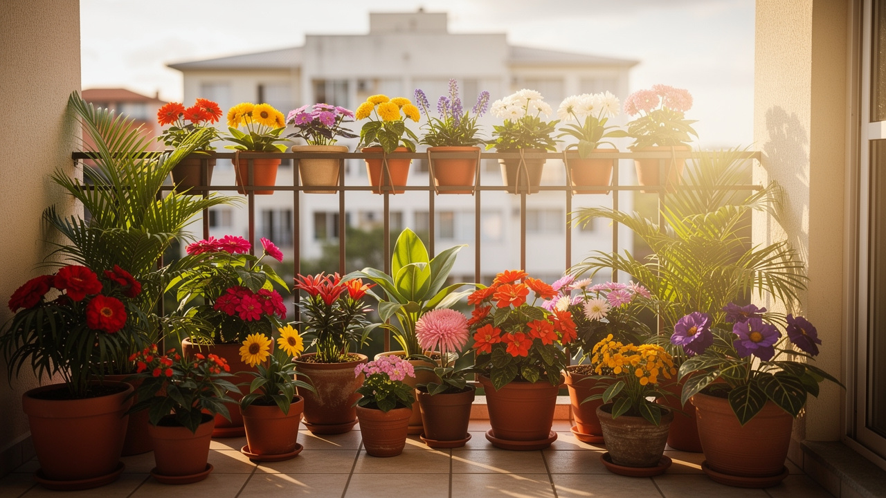 Flores o ano todo: estas 4 plantas cabem em qualquer balcão apertado