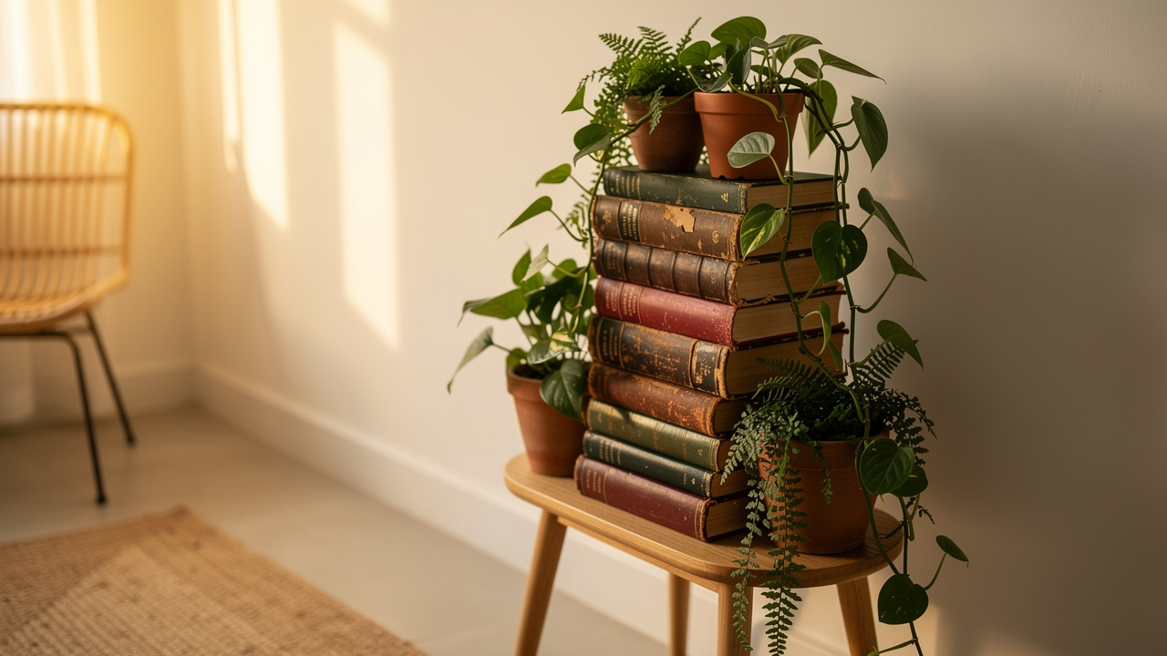 Por que livros velhos funcionam tão bem com plantas
