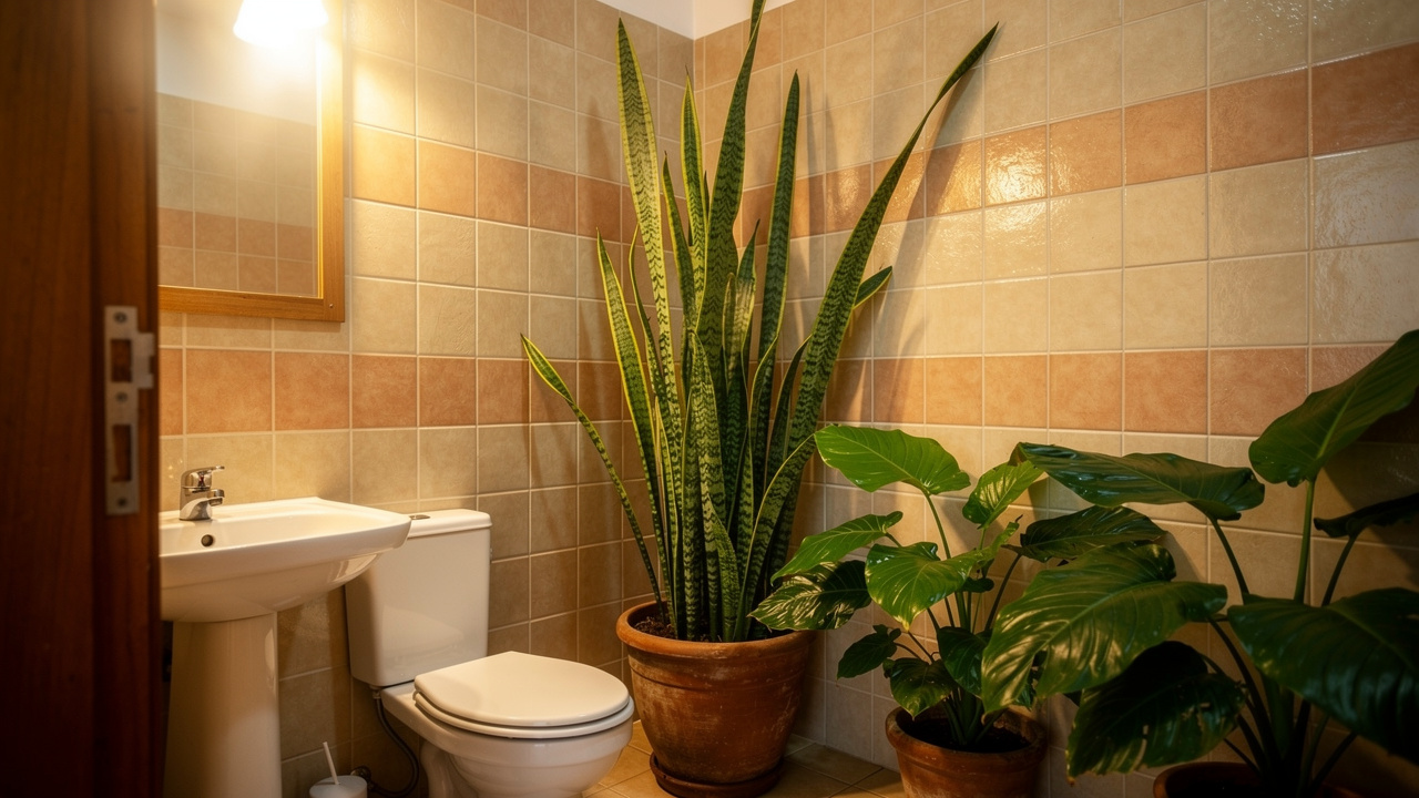 Por que a Espada-de-São-Jorge é a planta ideal para banheiros