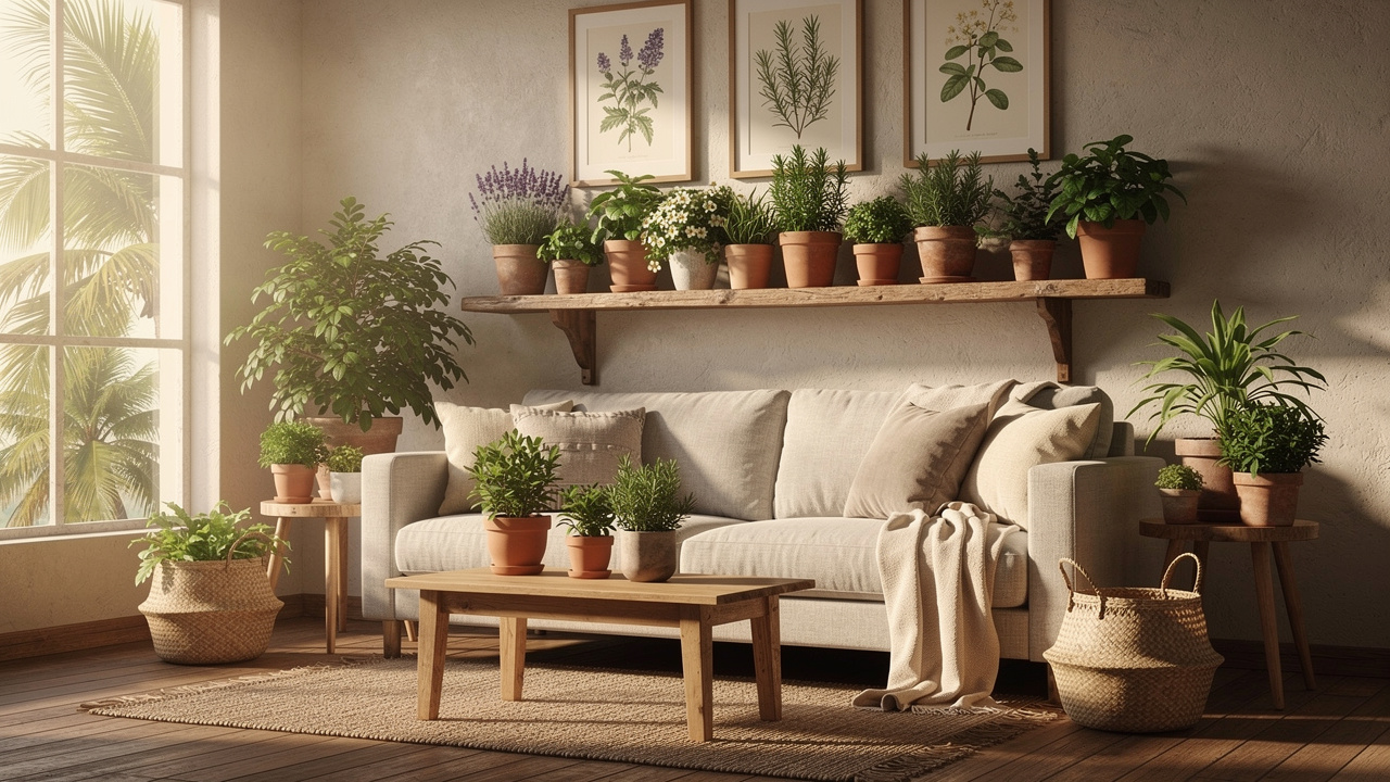 As melhores plantas aromáticas para cada ambiente