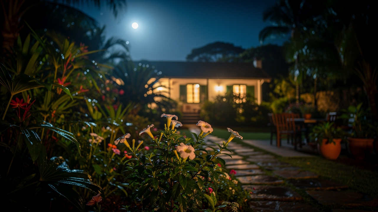 Por que algumas plantas florescem à noite?
